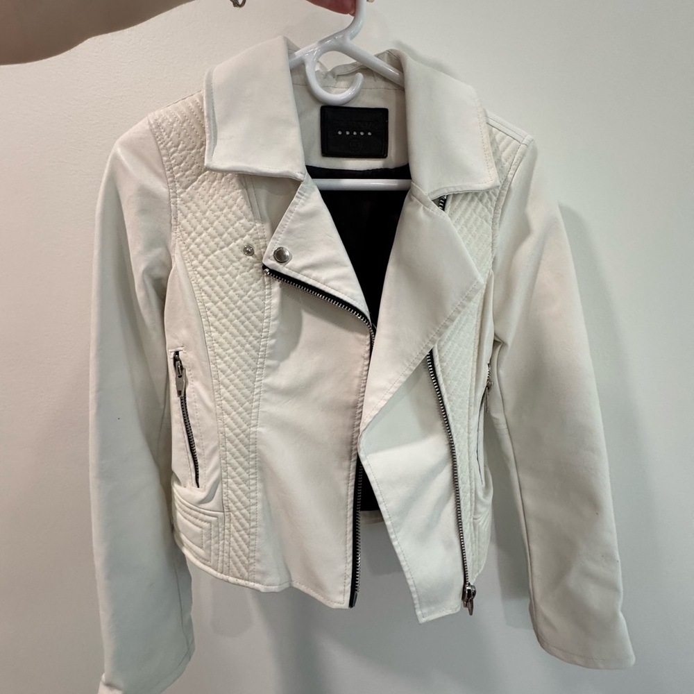 Women's White Quilted Jacket